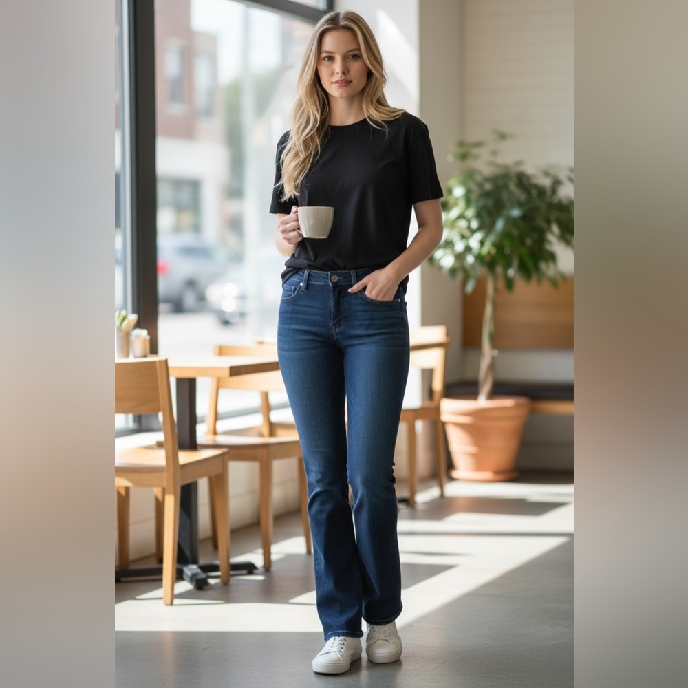 Jag Jeans Classic Blue Low Rise Boot Leg Women's Jeans